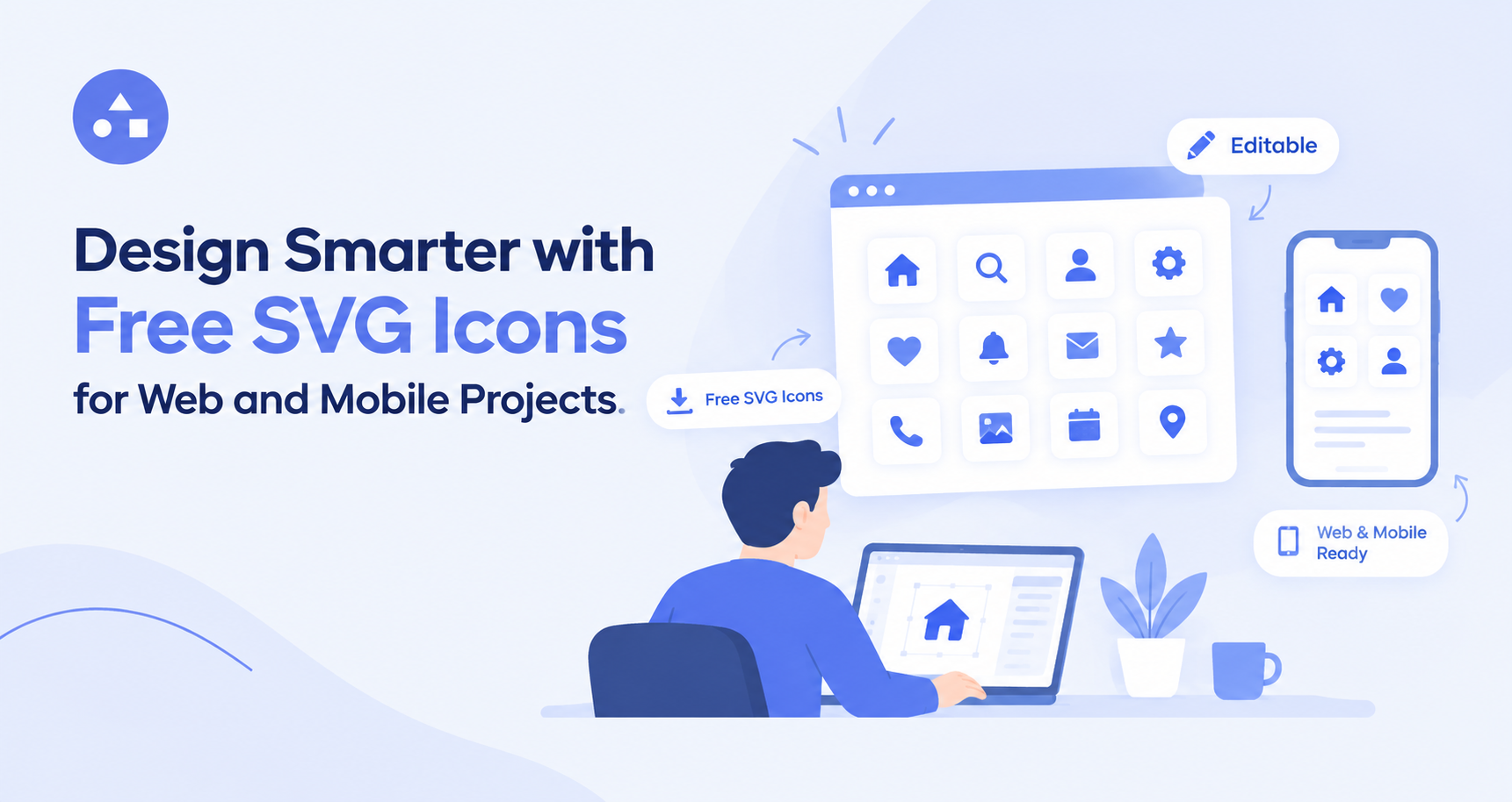 Free editable SVG icons for web and mobile projects, featuring a customizable icon library for designers and developers.