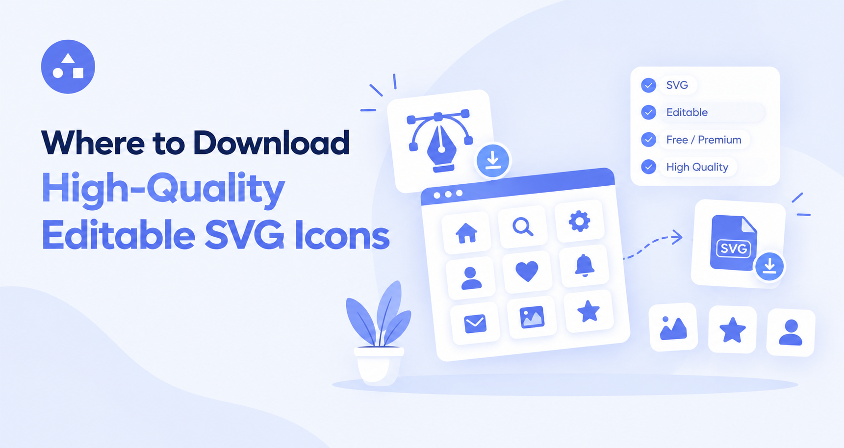 Where to Download High-Quality Editable SVG Icons 6 min read  Where to Download High-Quality Editable SVG Icons Finding the right icons can make a website, app, or digital product look more professional. But not every icon is easy to customize or suitable